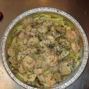 Chicken &amp; Shrimp Marsala