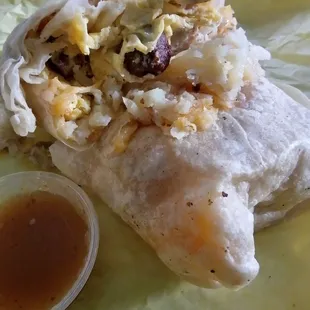 Sausage Breakfast Burrito