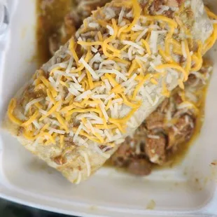 Chili Verde burrito