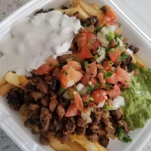 Carne Asada Fries (fyi: they use nacho cheese)
