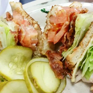 Club sandwich. Tasty!