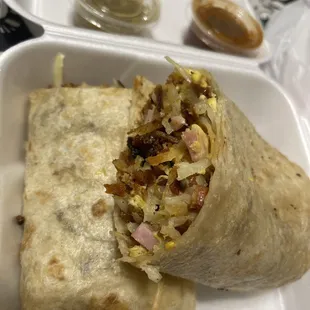 Breakfast burrito