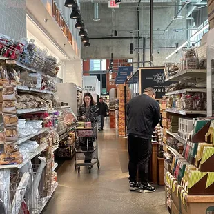 people shopping in a store
