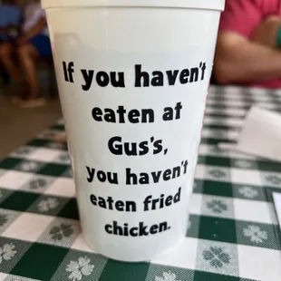 Souvenir cup