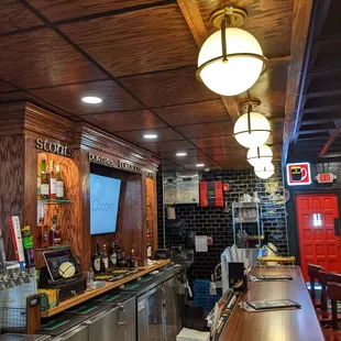  view of the bar area