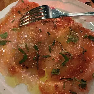 Tuna Carpaccio