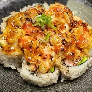 Baked Spicy Lobster Roll