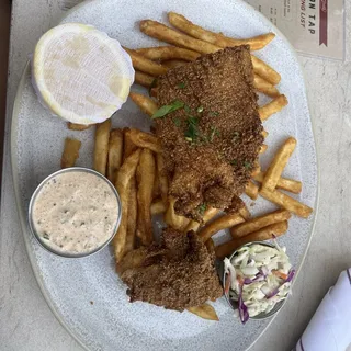 Fried Catfish and Chips