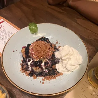 Blueberry Biscuit Cobbler