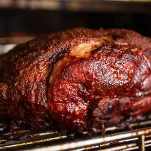 Pork Butts in the smoker