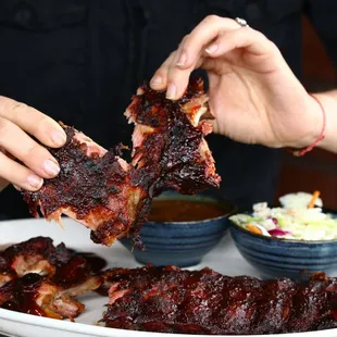 bbq ribs, food, ribs