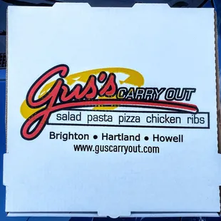 Carryout Box for Gus&apos;s