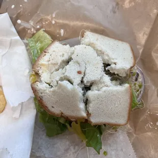 Gluten-free bread sandwich