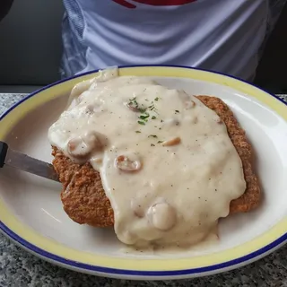Country Fried Steak & Eggs*