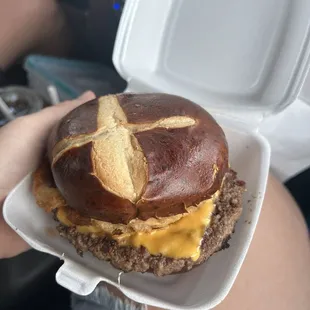 Hay stack burger