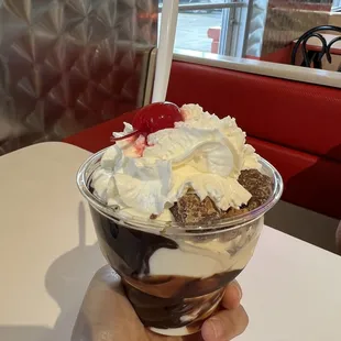 Peanut butter fudge sundae (maybe)