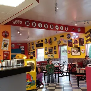 interior, tacos