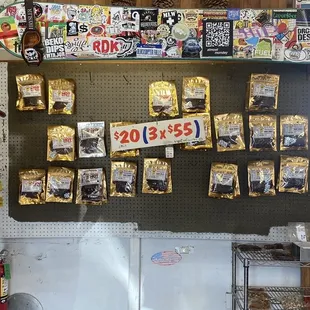 Jerky $20 or 3 for $55