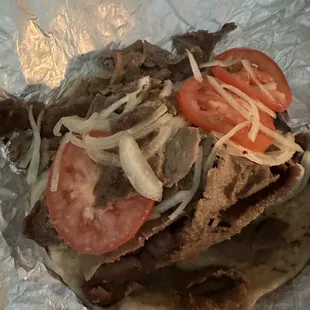 BFG ... Big F'n Gyro. Enough for 3 ppl