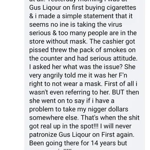 This lady dealt with racism at this establishment.