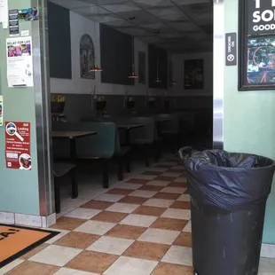 Nice air conditioned dining room!