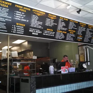 the menu