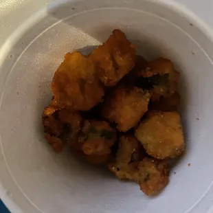 Fried okra