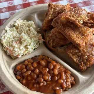 3 Piece Dark Plate