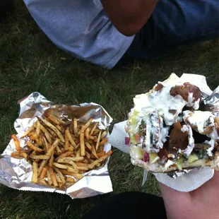 Gyro and fries!