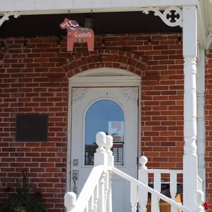 Gustaf's Porch and Front Door