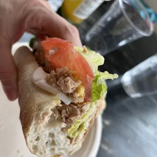 Le Nicoise (tuna with egg &amp; olives)