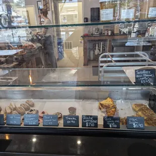 Sandwiches and pastries