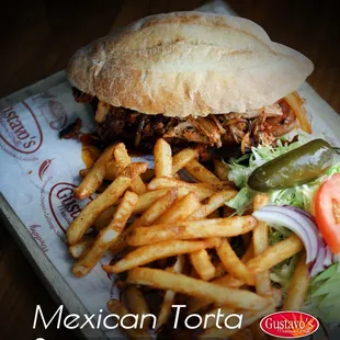 Taste our delicious Mexican Torta..
Order right now and visit our website
https://gustavosmexgrill.com/menu/