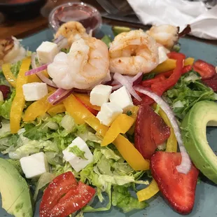 Gustavos Salad with shrimp