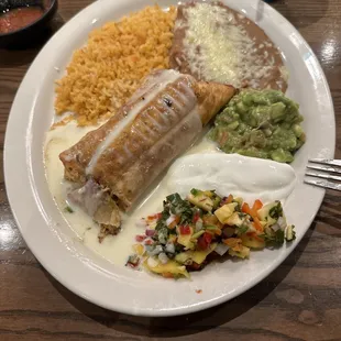 Crab chimichanga