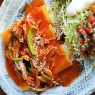 Enchiladas de Puerco