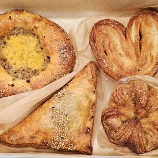 Chori Bun, Oreja, Mole Empanada, and Nixtamal Queen. 7/11/2024