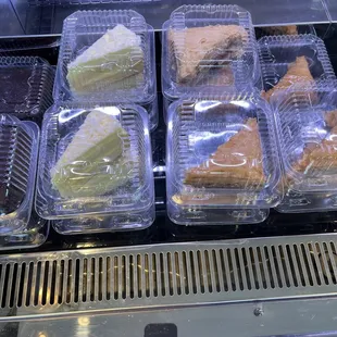 a variety of desserts