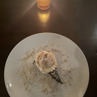 Flourless Chocolate Cake &amp; Gelato