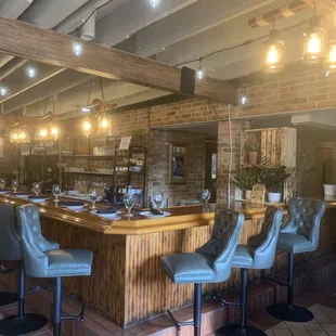 the bar and seating