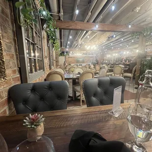 a view of the dining room