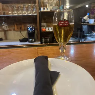Where to find the coldest draft beer, and the best quality wine.