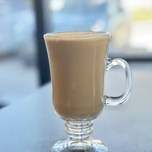 Exclusive espresso from local coffee house also owned by them. Do not pass on their brew it's delicious.