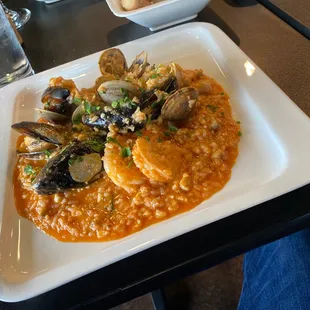 Sea food risotto