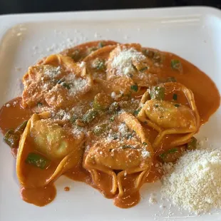 Tortelloni: ricotta&amp; asparagus. Delicious!!