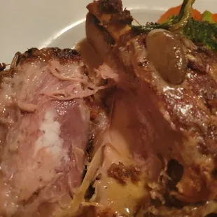 Cold osso Bucco as if it was microwaved