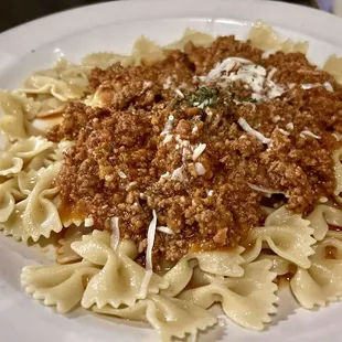 Farfalle Bolognese
