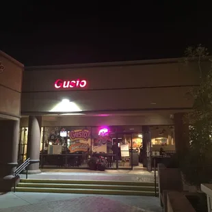 Outside of the restaurant... Located in a shopping center off of Wilmot.