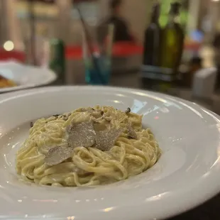 Tagliolini Cacio e Pepe, &amp; Black Truffle