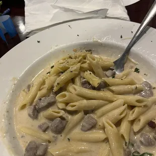 Steak pasta